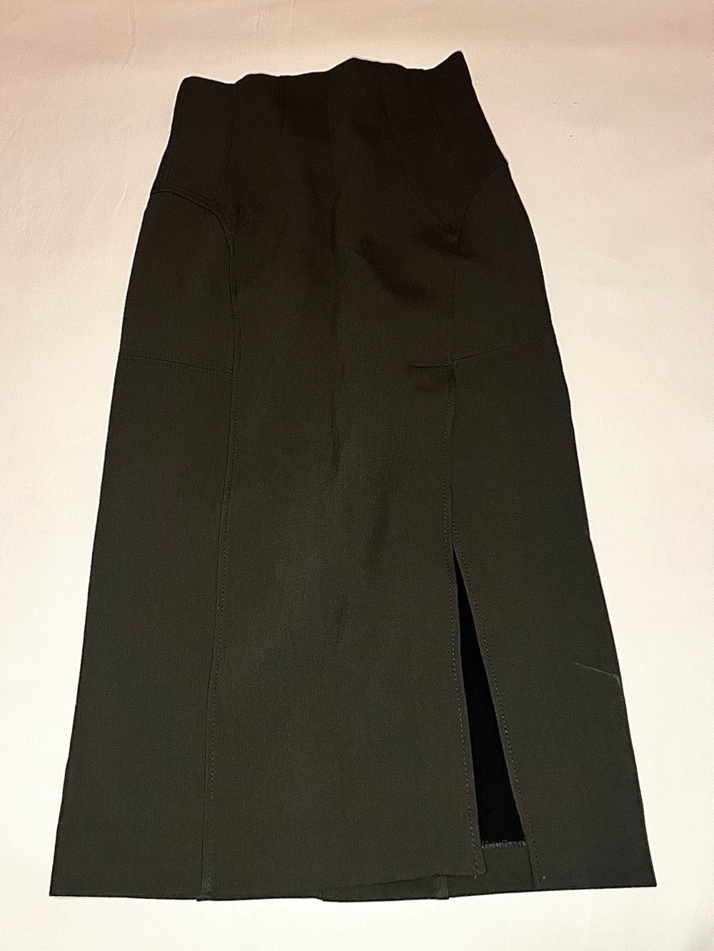 Classic Dark Olive Women’s High Waisted Pencil Skirt
